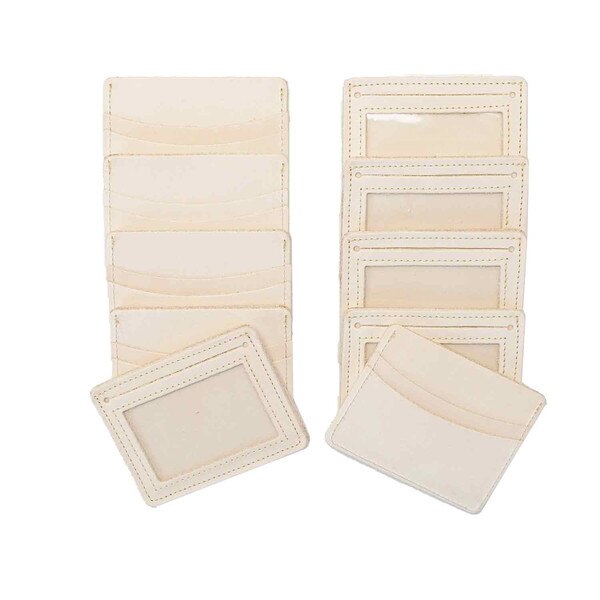 RMWID.Natural Veg Import.02.jpg Minimalist Wallet w/ID Window - 10 Pack Image